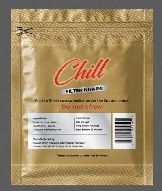 Chill Filter Khaini – Gold Premium